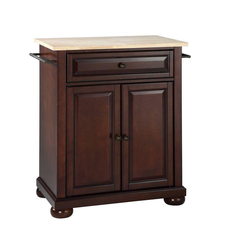 Alexandria Wood Top Portable Kitchen Island/Cart - Crosley