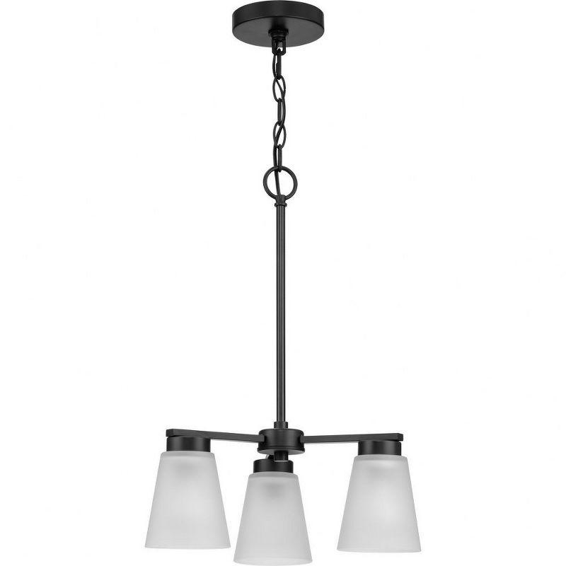 Progress Lighting Tanner 3 - Light Chandelier in  Matte Black