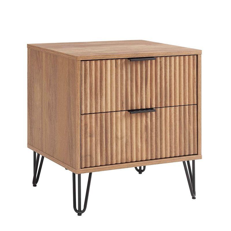 Manhattan Comfort Dumbo 3pc 5 Drawer Dresser, 6 Drawer Dresser and Nightstand Set