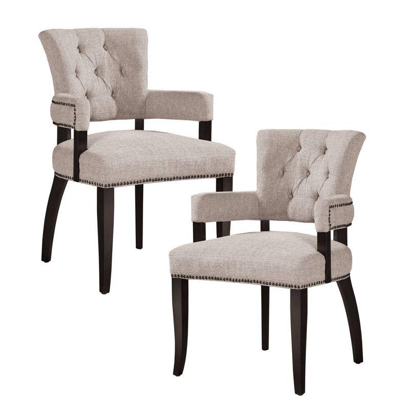 Wildon Home® Raayn 20'' H Tufted 100% Polyester Upholstered Armchair (Set of 2)