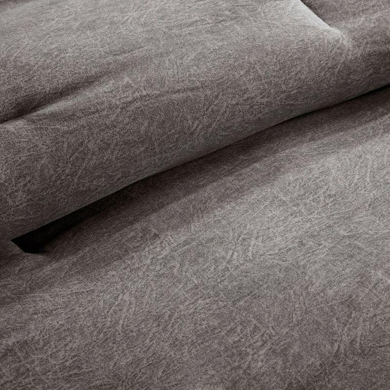 Madison Park Boone 7 Piece Faux Suede Comforter Set