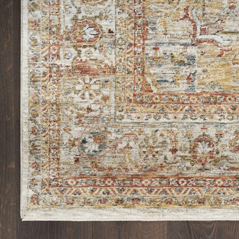 Nourison Petra Vintage Medallion Indoor Rug Iv Rust 3'11" x 5'11"