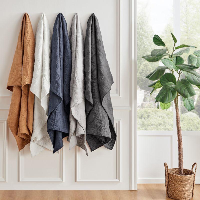 Levtex home Washed Linen Quilted Throw