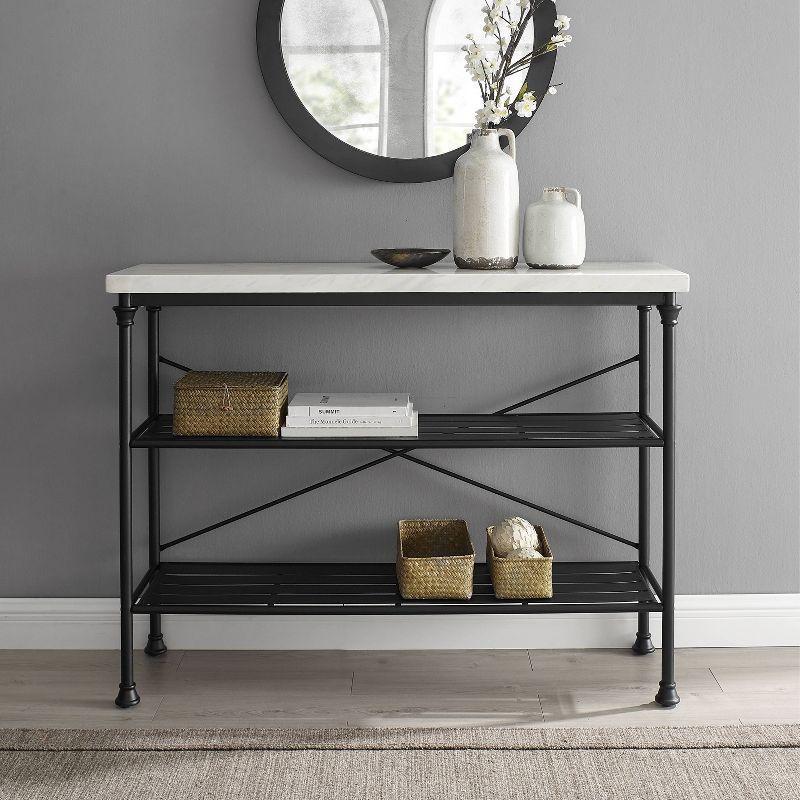Madeleine Console Matte Black - Crosley