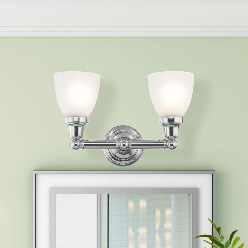 Livex Lighting Classic 2 - Light Vanity in  Polished Chrome