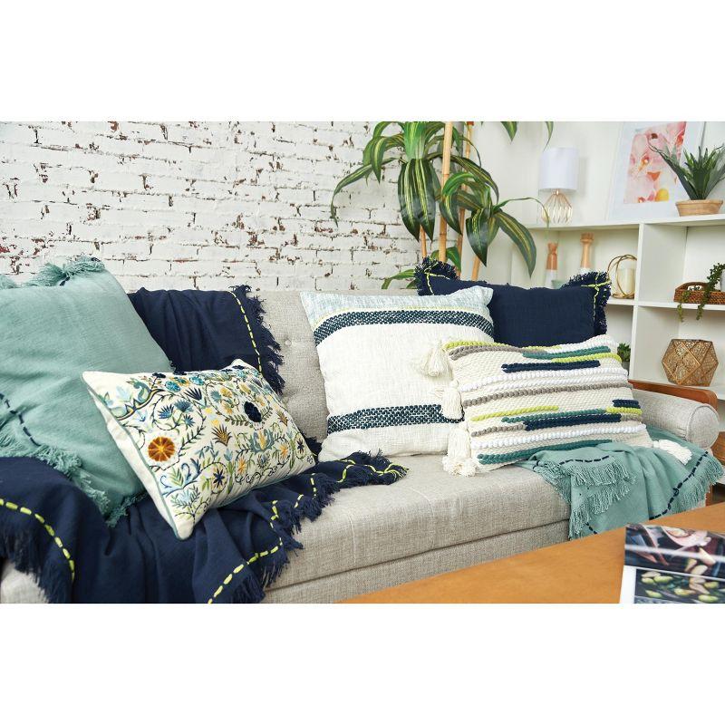 carol & frank Reversible Throw Pillow