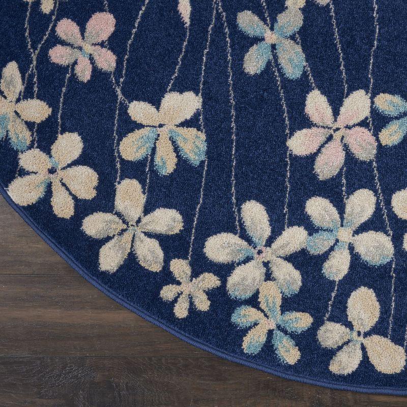 Nourison Tranquil Bohemian Botanical Bloom Area Rug