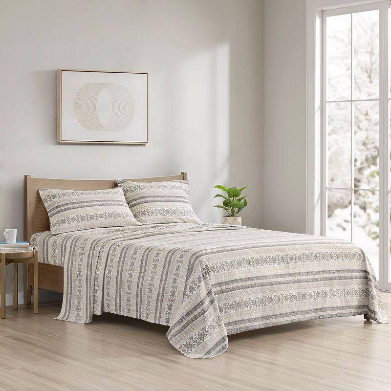 Madison Park Cozy Flannel 100% Cotton Sheet Set