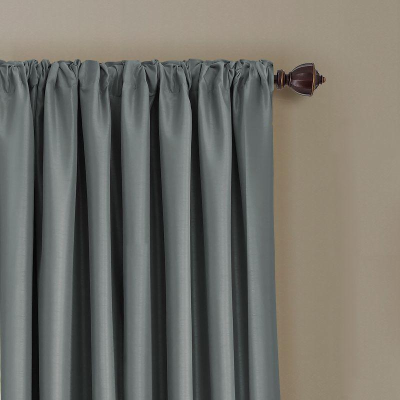 PALEYI 52" x 36" All Seasons Waterfall Window Valance