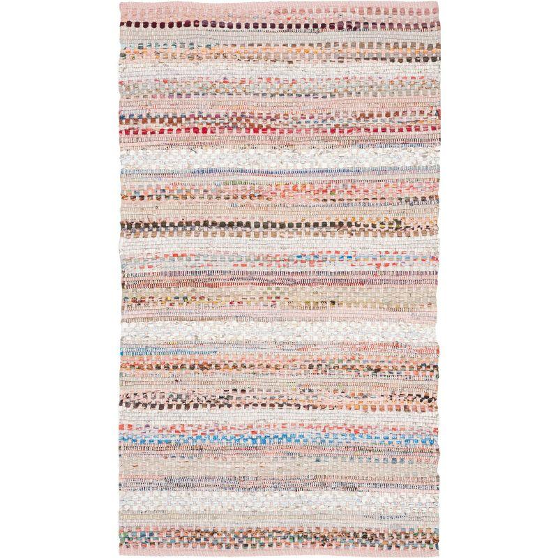 Montauk MTK975 Hand Woven Area Rug - Pink/Multi - 3'x5' - Safavieh.
