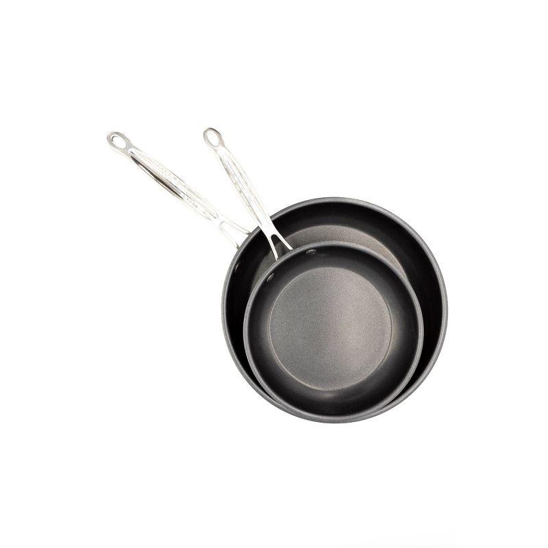 Cuisinart Chef's Classic  9" & 11" Non-Stick Skillet Set - 722-911NSP1: Stainless Steel, Dishwasher-Safe