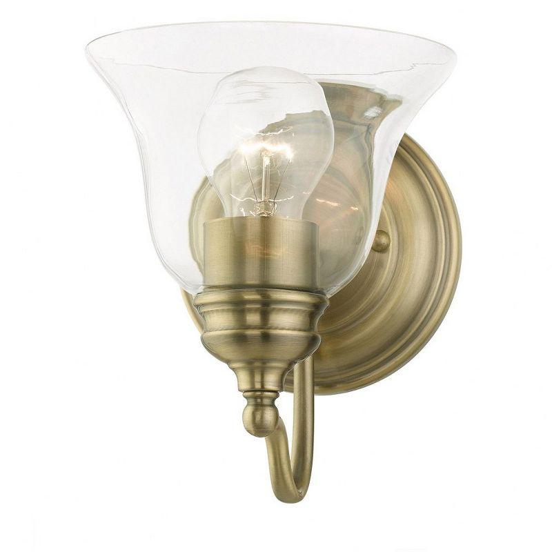 Livex Lighting Moreland 1 - Light Vanity in  Antique Brass