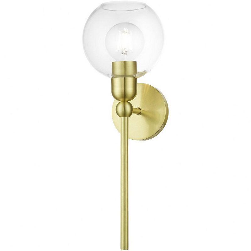 Livex Lighting Downtown 1 - Light Sconce in  Satin Brass