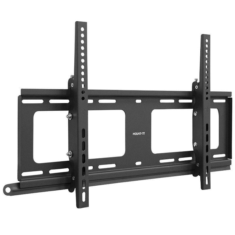 Mount-It Weatherproof TV Wall Mount | Lockable & Tilting 2.1 Low Profile Fits 37 - 80 In. Tvs