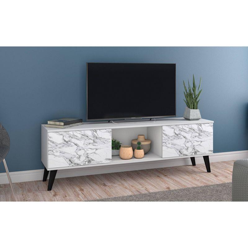 Doyers TV Stand for TVs up to 60" - Manhattan Comfort