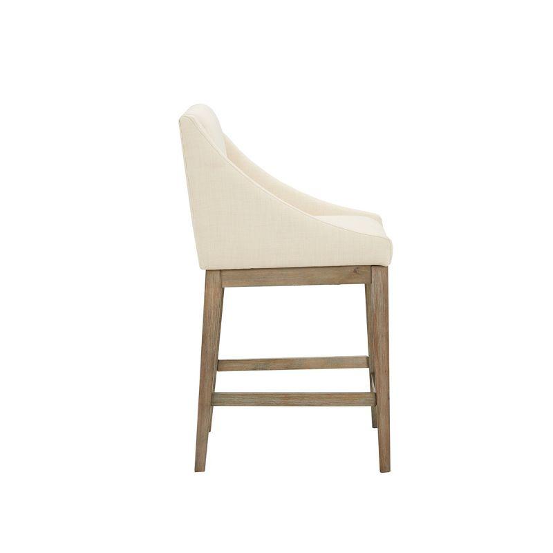 Gunther Counter Height Barstool Cream