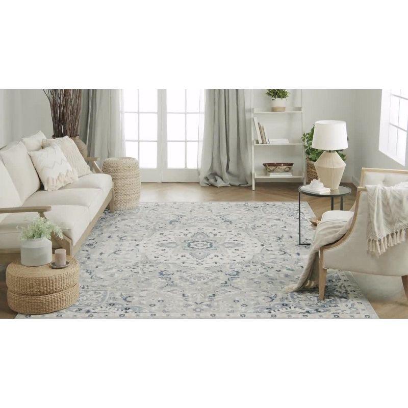 Nourison Passion Transitional Indoor Rug Grey Beige 1'10" x 2'10"