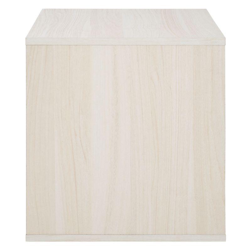 Lylia 2 Drawer Floating Nightstand - NST9615 - Bleached White/Gold - Safavieh
