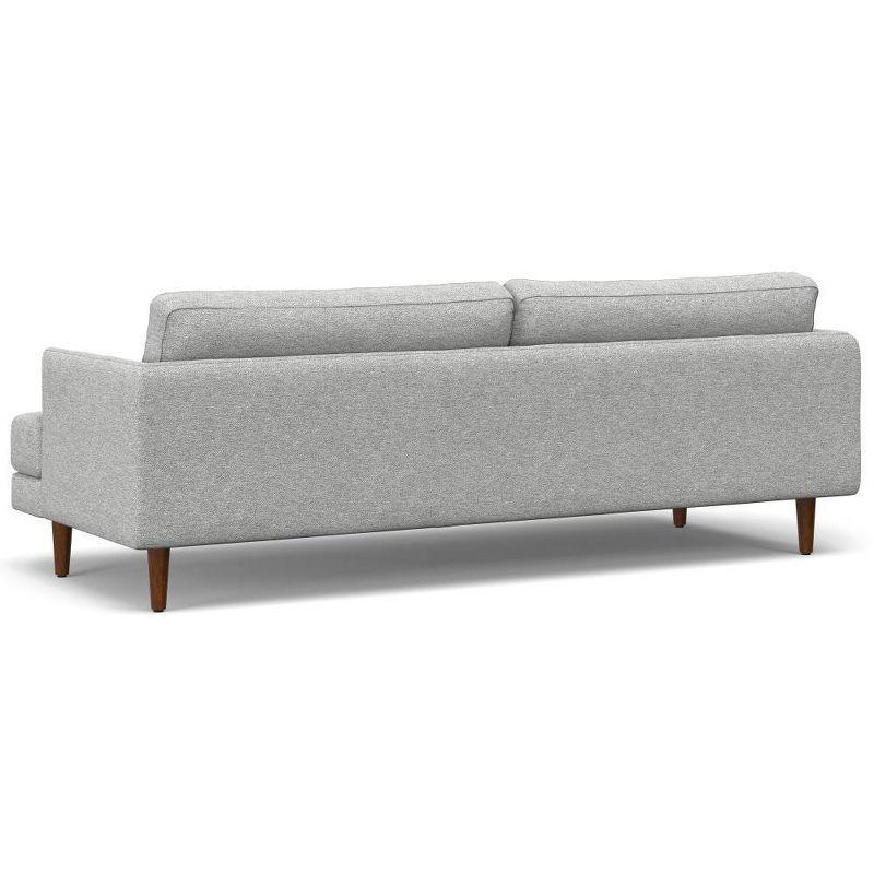 90" Chloris Mid-Century Sofa Mist Gray - WyndenHall