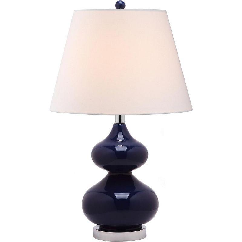 Eva Double Gourd Table Lamp (Set of 2) - 24 Inch Height - LIT4086 - Navy - Safavieh