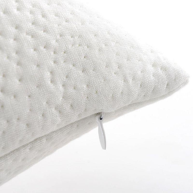 Cheer Collection Shredded Memory Foam Pillow with Washable Rayon from Bamboo Cover