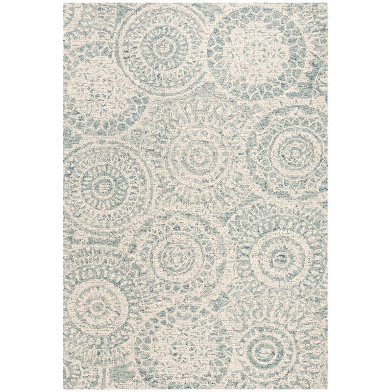 Salerna Hand Tufted Wool Abstract Rug