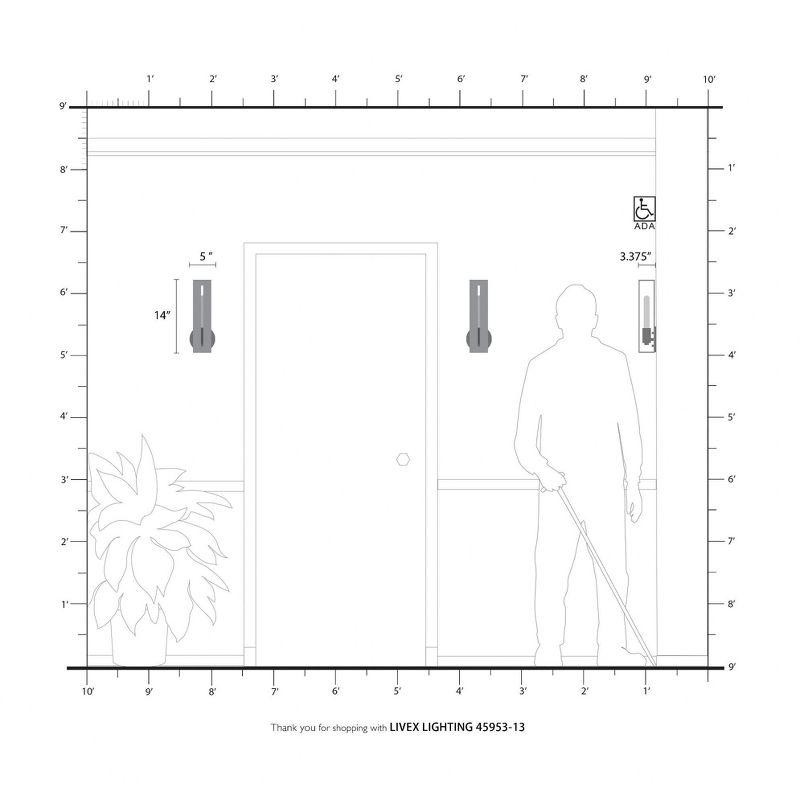 Livex Lighting Soma 1 - Light Wall Light in  Textured White