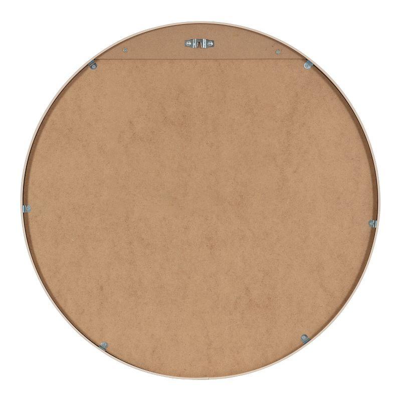 Kate and Laurel Zayda Metal Round Mirror