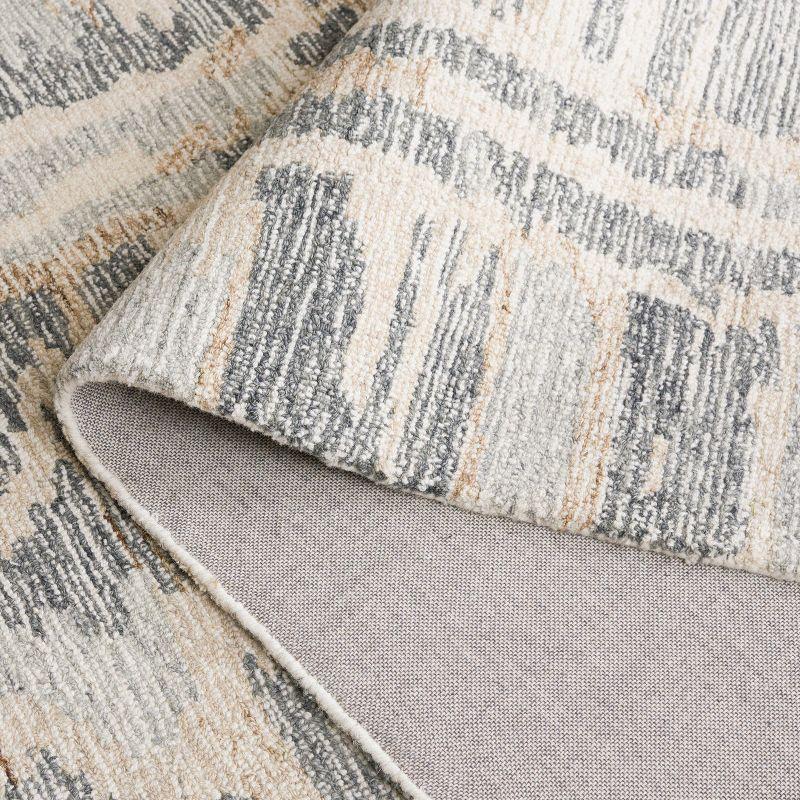 Ebony EBN902 Hand Tufted Indoor Accent Rug - Grey/Ivory - 3'x5' - Safavieh