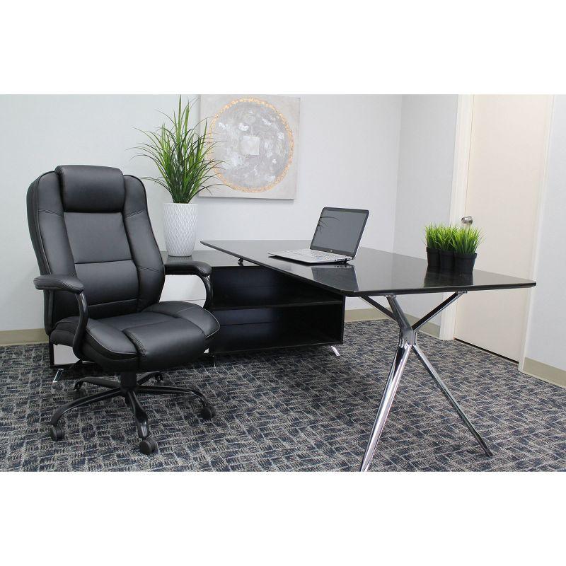 Heavy Duty Executive Chair Dark - Boss Office Products