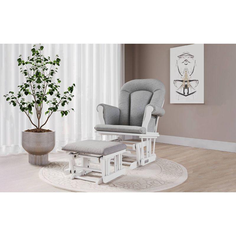 Child Craft Cozy Glider Rocker and Ottoman