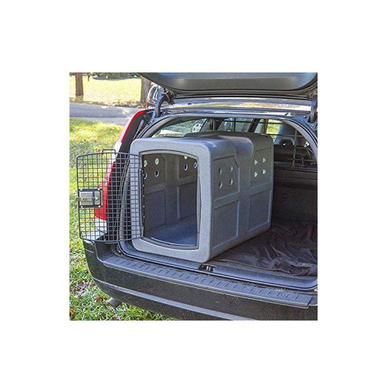 Dakota Large Ventilated Framed Pet Kennel w/Ultra-Secure Lock, Easy-Grip Handle & Keyed Paddle Latching Door for Large-Breed Dogs