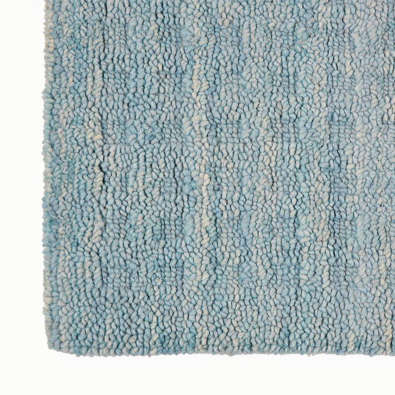 Nourison Perris Textured Indoor Area Rug Sky Blue 2'3" x 8'