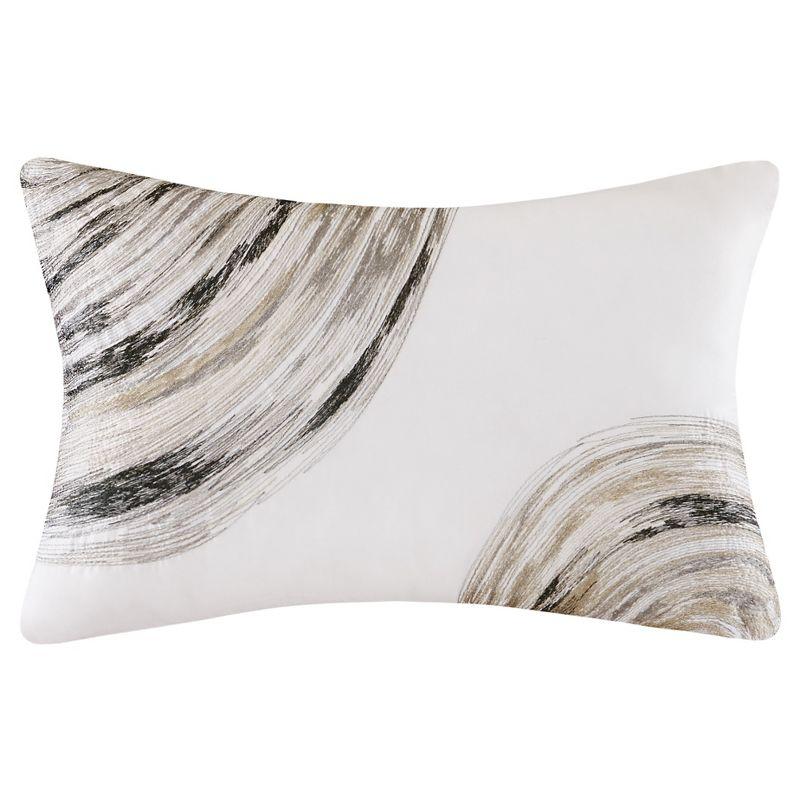 Madison Park Essentials Saben Striped Comforter Set with Cotton Bed Sheets