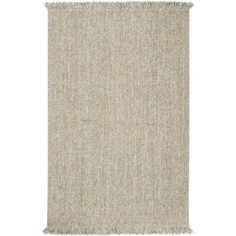 Natural Fiber NF826 Hand Woven Indoor Area Rug - Green/Natural - 5'x8' - Safavieh