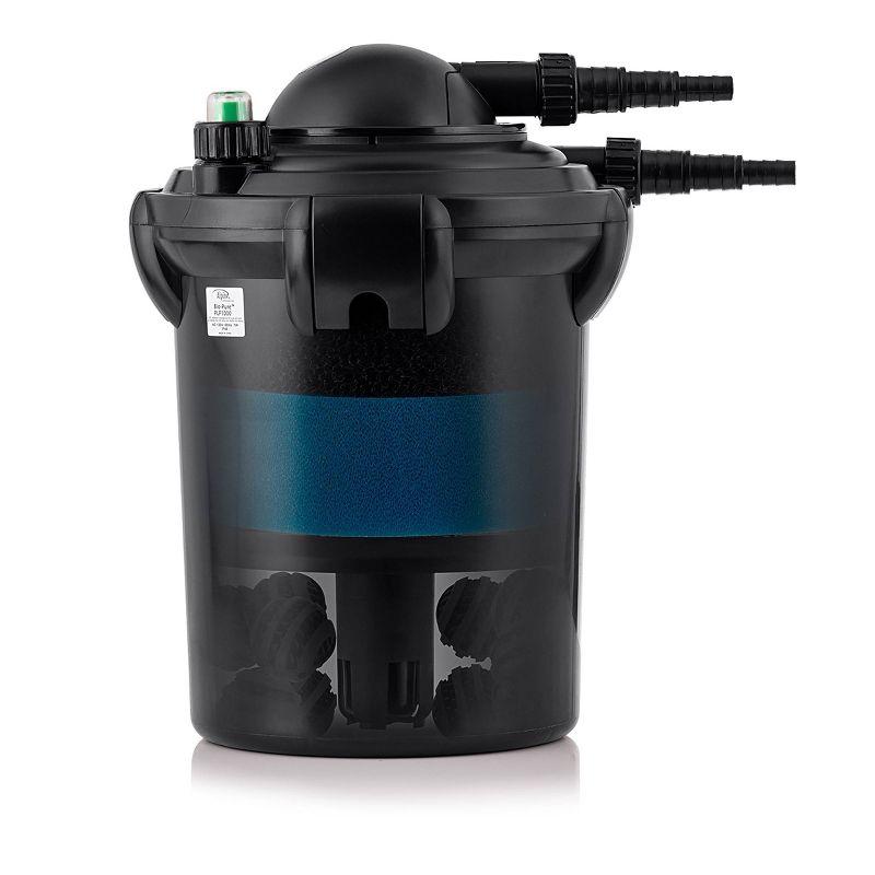 1000 Gallon Pressure Filter Black - Alpine Corporation: Bio-Pure, Multi-Stage Filtration, Outdoor Use