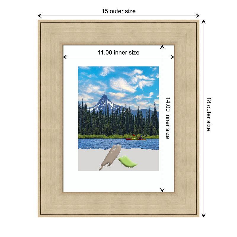 Amanti Art Classic Honey Silver Picture Frame