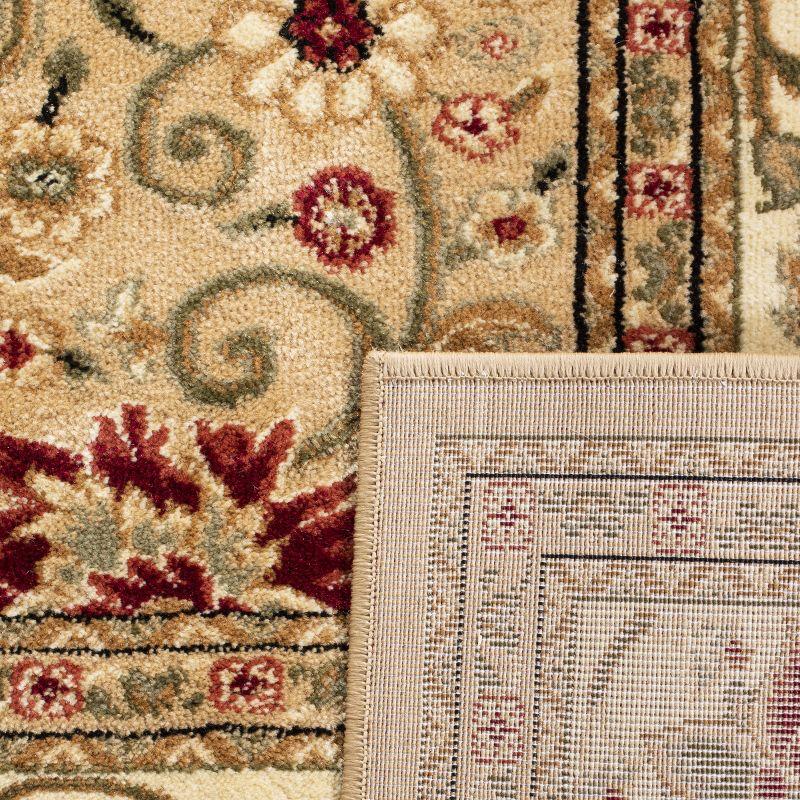 Lyndhurst LNH212 Power Loomed Area Rug - Beige/Ivory - 5'3"x5'3" - Safavieh