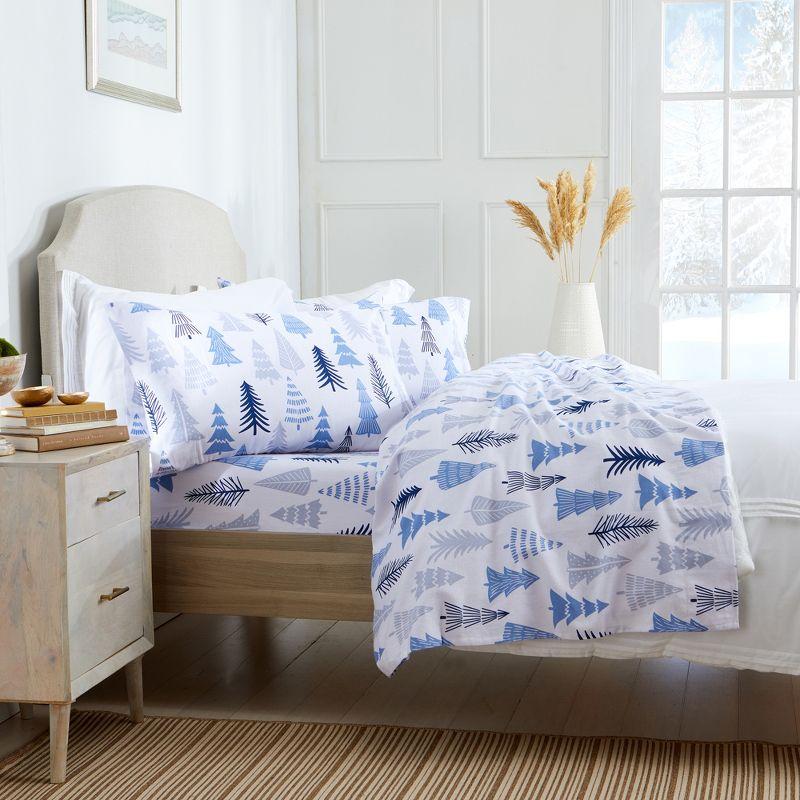 Market & Place Alpine Cotton Flannel Printed Sheet Set