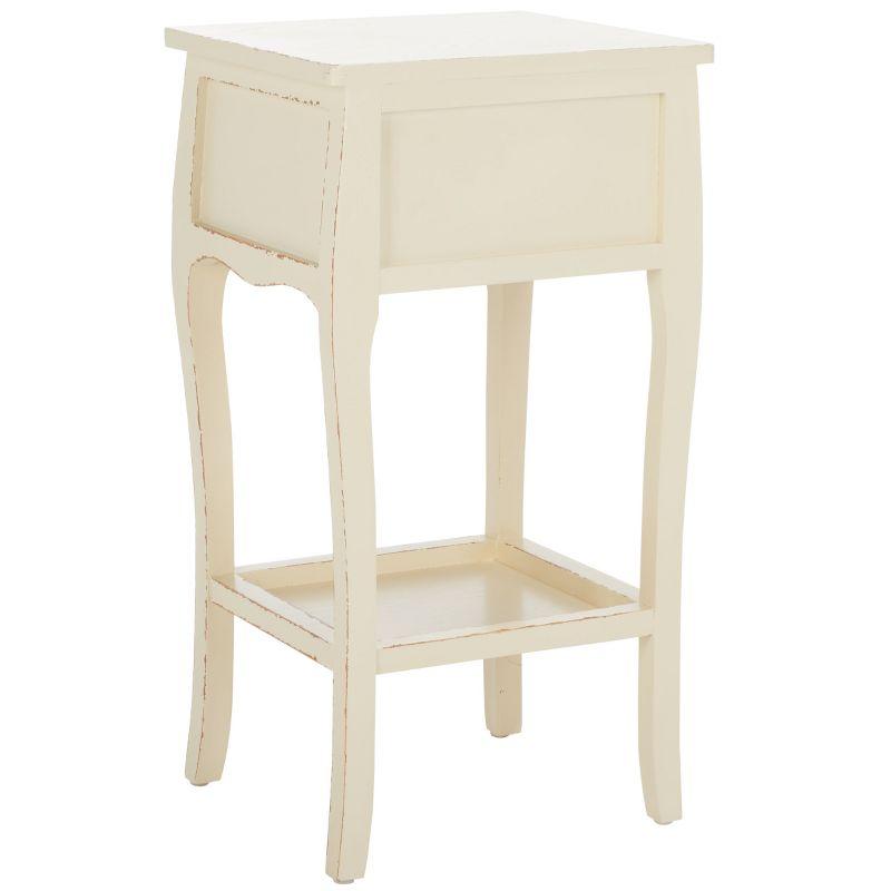 Thelma End Table - Vintage Cream - Safavieh