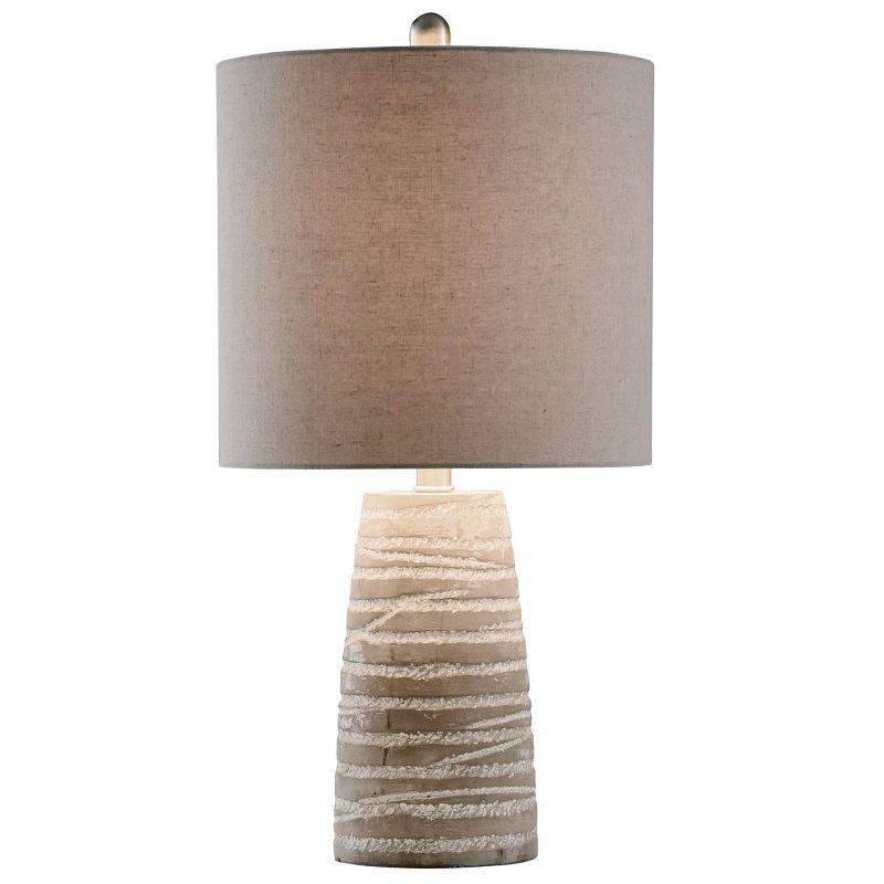 Aaron Table Lamp Gray Wash - StyleCraft