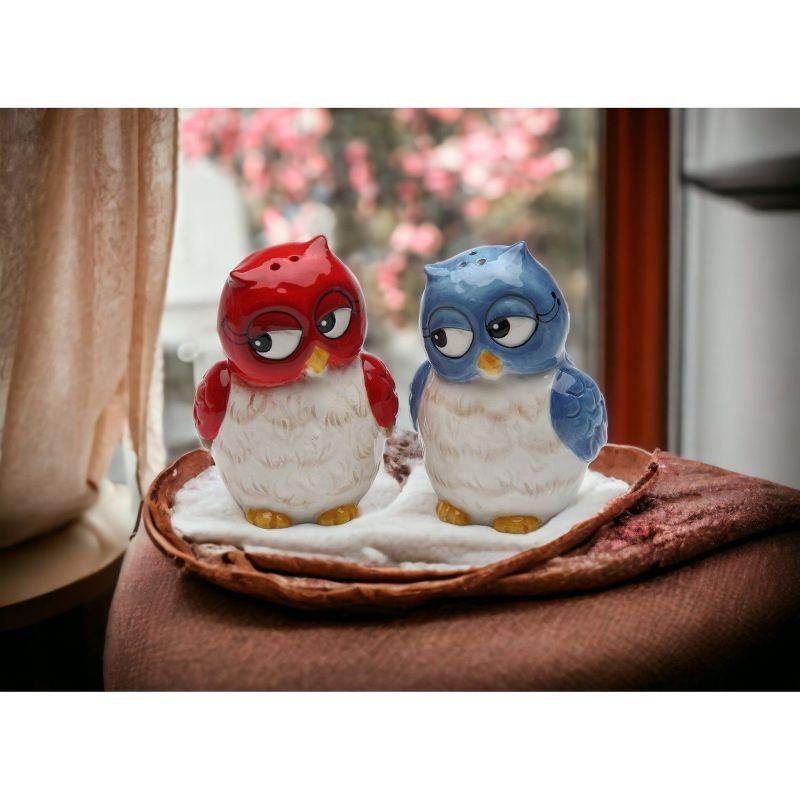 Cosmos Gifts Couple Owls Salt and Pepper Set