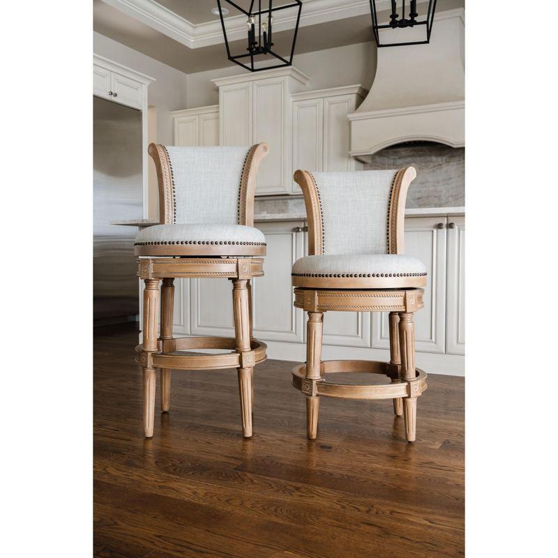 Maven Lane Maven Lane Pullman Stool with Fabric Upholstery