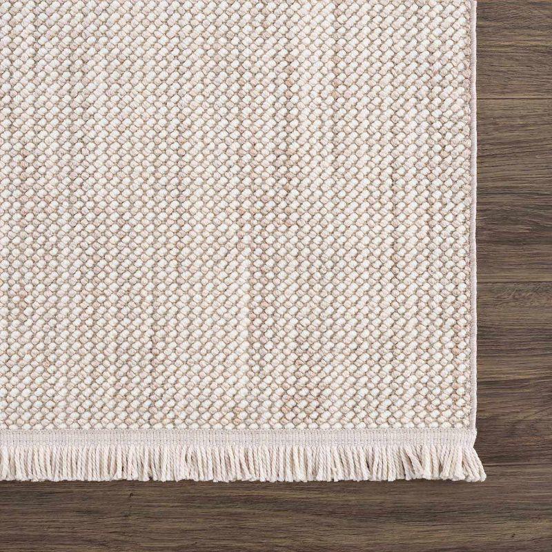Hauteloom Rectangle Area Rug  Beige
