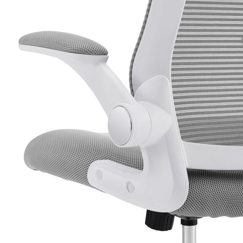 Works Creativity Mesh Office Chair with Chrome Base Gray - Serta: Ergonomic, Adjustable Height & Support