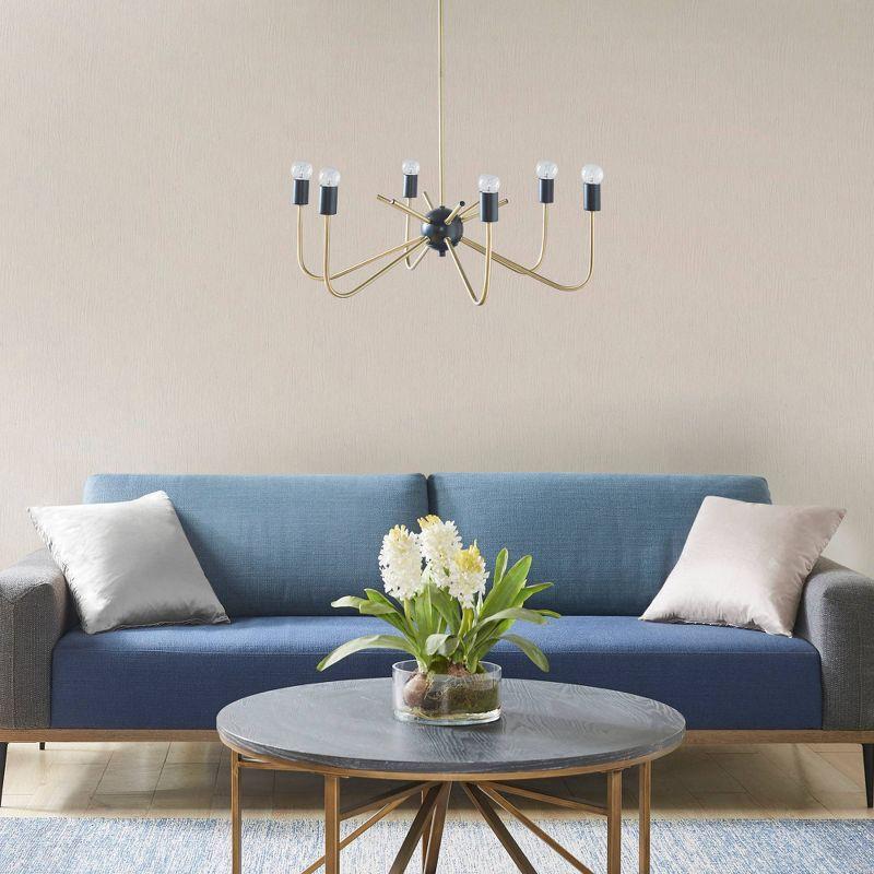 Alexis 6-Light Metal Chandelier