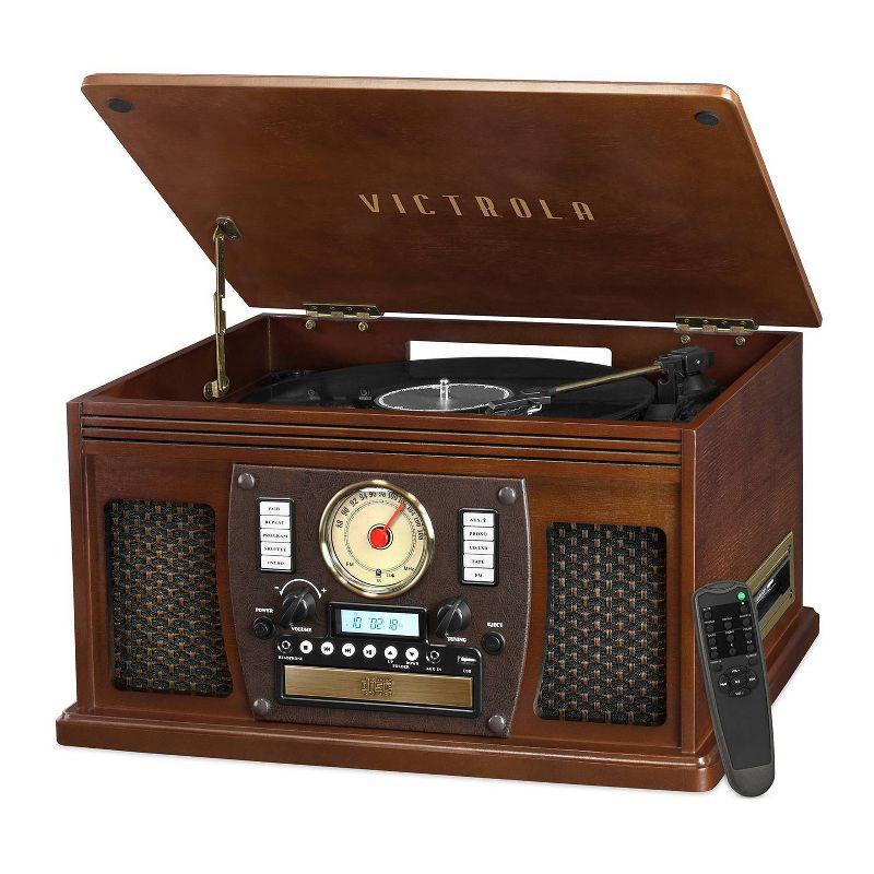 Victrola Navigator Bluetooth Record Player - Espresso: Belt Drive, Remote Control Included