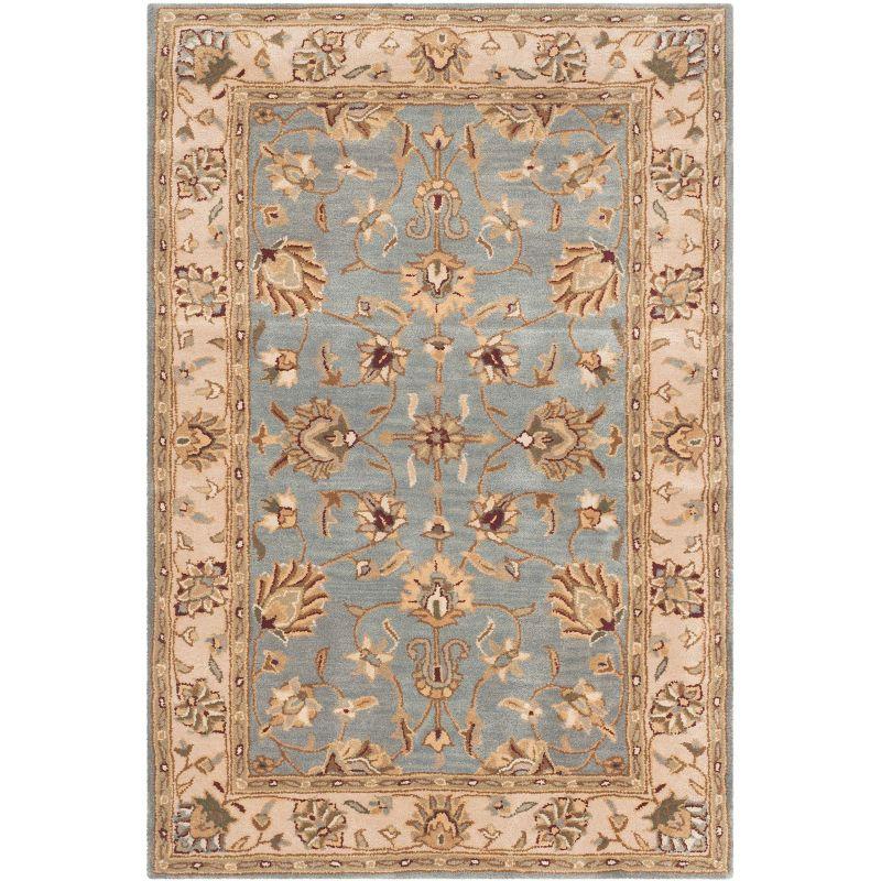 Royalty ROY343 Hand Tufted Accent Rug - Blue/Beige - 2'x3' - Safavieh.