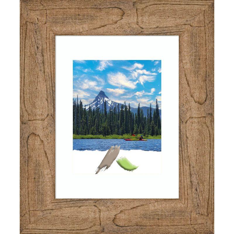 Amanti Art Owl Brown Wood Picture Frame Opening Size 11x14 in. (Matted To 8x10 in.)