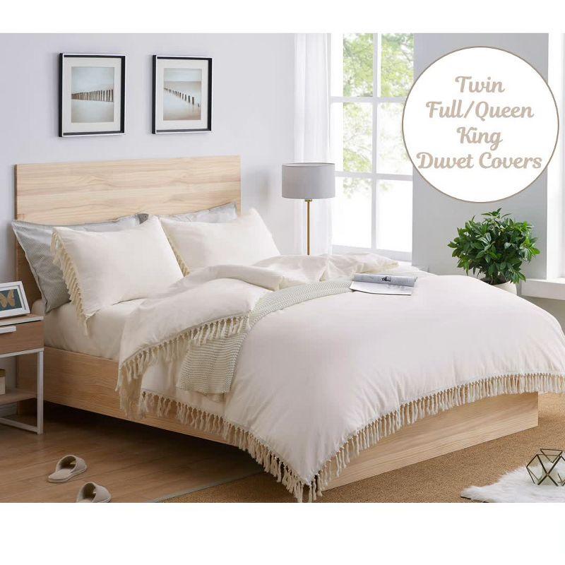 Cotton Twill Duvet Cover Set (Set of 3)